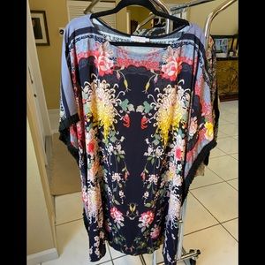 Johnny Was Gorgeous short sleeve blouse